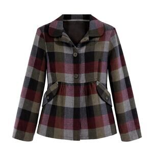 Y2K Volcom Women's Plaid to the Bone Jacket / Coat Skate Streetwear - Large